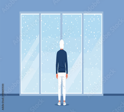 Illustration of a young woman in a white dress reaching up to shoot a basketball into the hoop on a vibrant yellow background, symbolizing sport and achievement