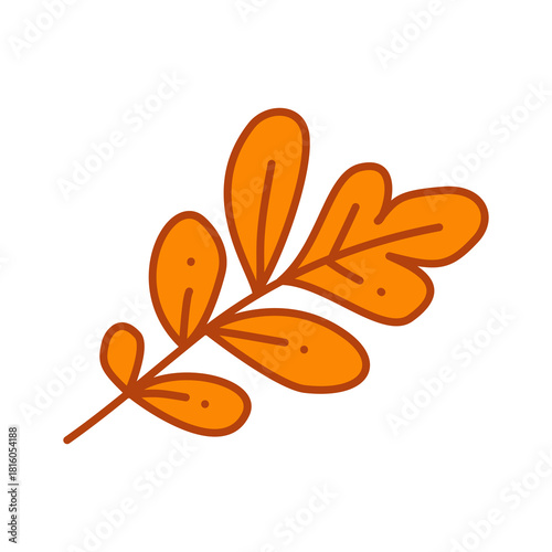 A green oval leaf decorated with small circular spots, giving it a fresh and lively botanical appearance. Perfect for nature designs, decorative patterns, eco-themed visuals, and organic illustrations