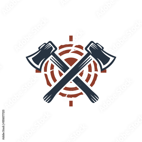 Axe Throwing Club wood target