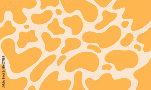 Abstract Pattern Light Beige and Orange Spots Design for Background and Texture Use