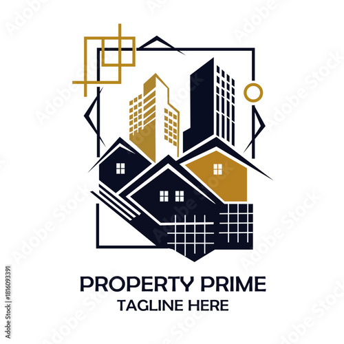 Property Prime – Real Estate & Construction Logo Design