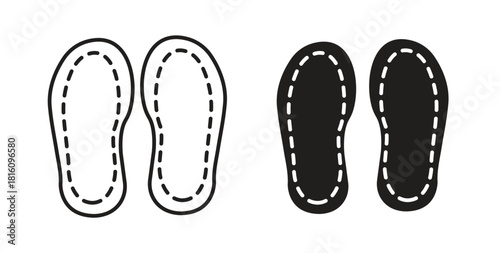 Soles icons for use web design,logo.Symbol illustration.