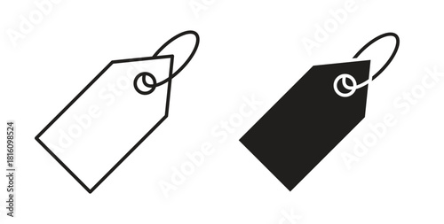Tag icons for use web design,logo.Symbol illustration.