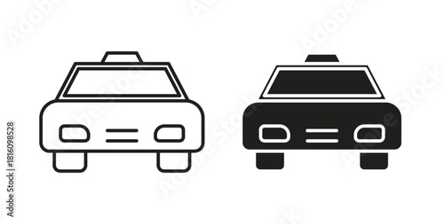 Taxi icons for use web design,logo.Symbol illustration.