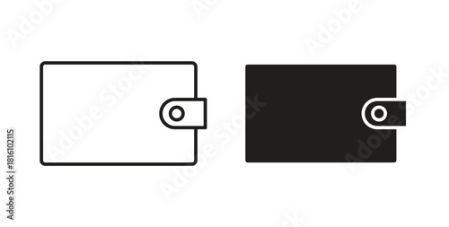 Wallet icons for use web design,logo.Symbol illustration.