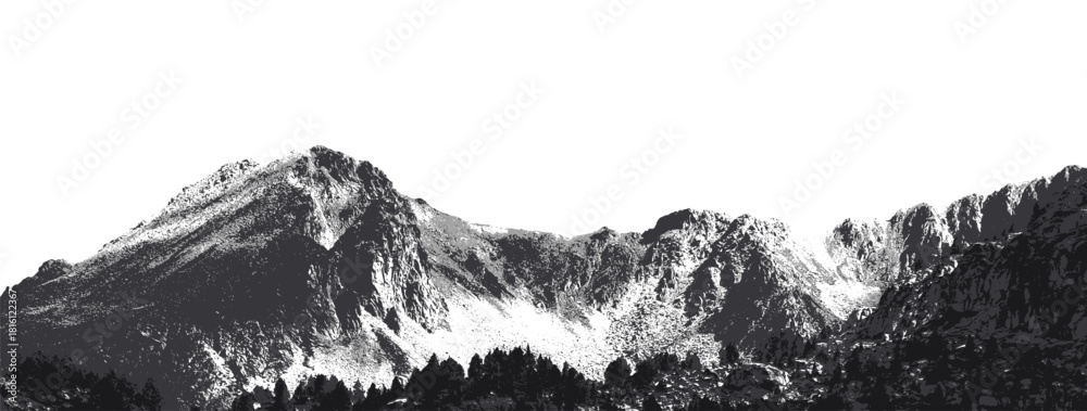 Obraz premium Mountain grunge texture