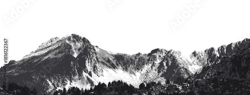 Mountain grunge texture