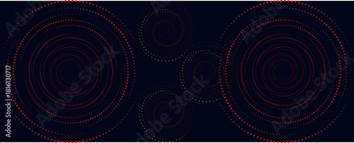 Abstract spiral pink line wavy round background. This creative minimalist round symbol background can be used as banner or logo. This wavy round line can be useful for your future project work.