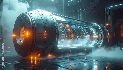 Firefly's Futuristic Medivault A Quantum Locker Emitting Light