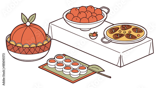 Catering food display