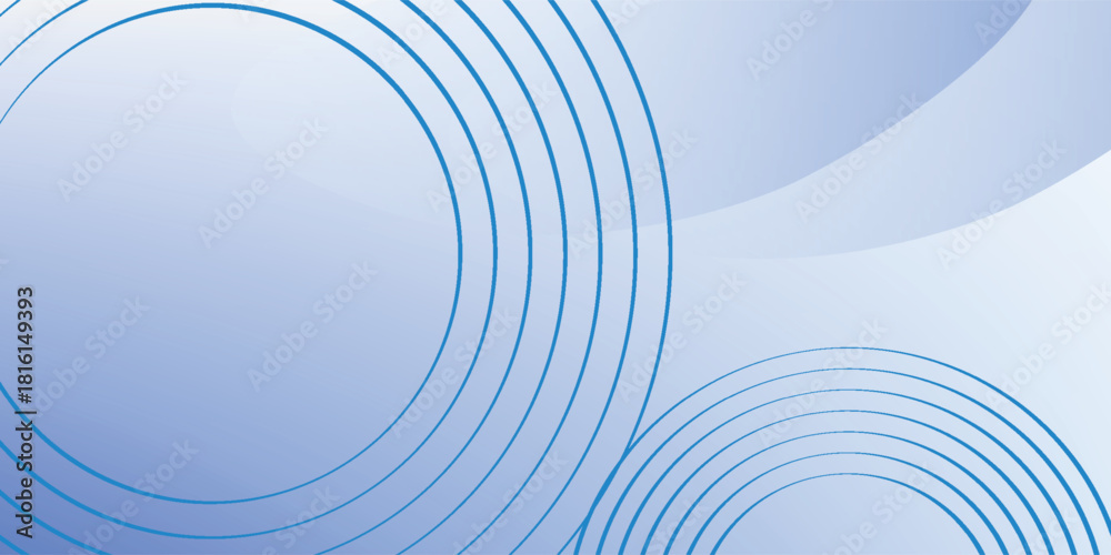 Fototapeta premium An abstract background designed to look modern and simple, with the main elements being circles and overlapping circle lines, in grey and red to emphasize the sense of movement and balance.eps10.