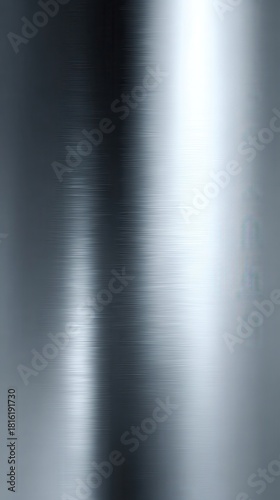 Wallpaper Mural Brushed metal surface showing linear scratches and strong reflections, creating a clean, modern, and industrial background texture with a smooth, shiny appearance Torontodigital.ca