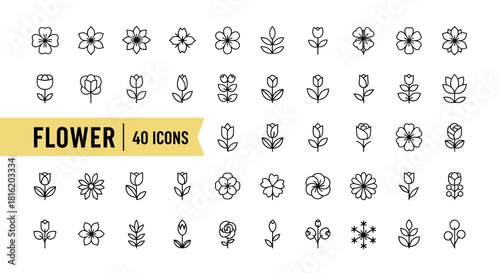 Vector icons celebrating various events and holidays with gift boxes, music, and food, perfect for invitations and decorations