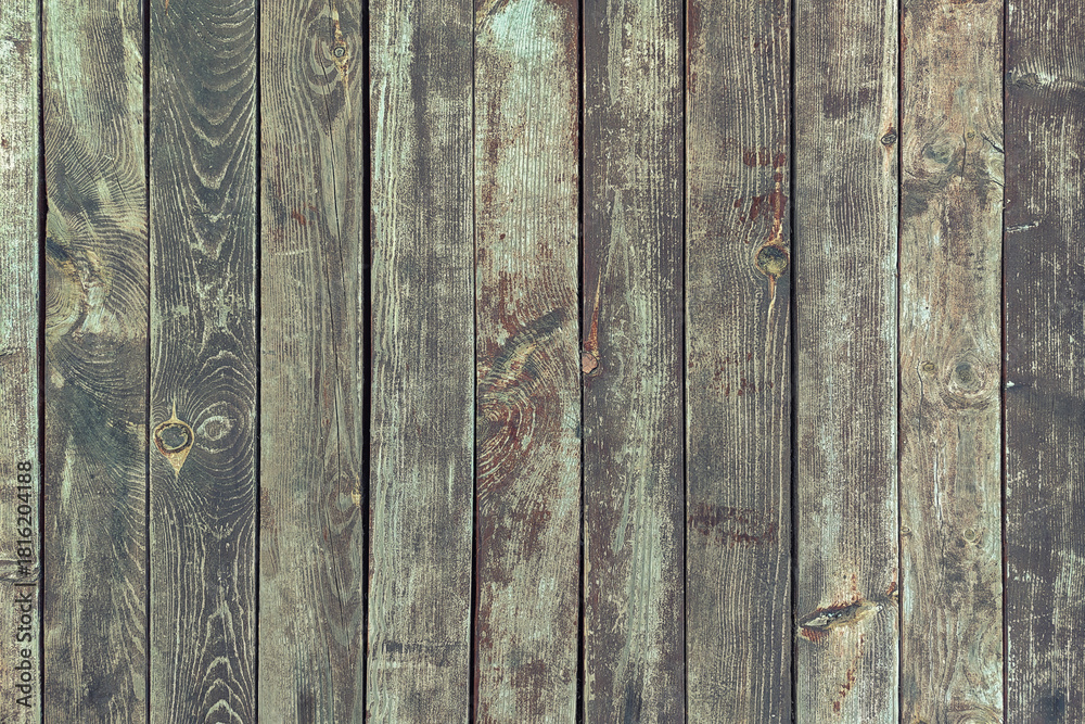 Fototapeta premium Texture of wooden boards. Wooden floor old texture background.