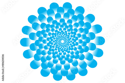 Radiant Spiral Bloom