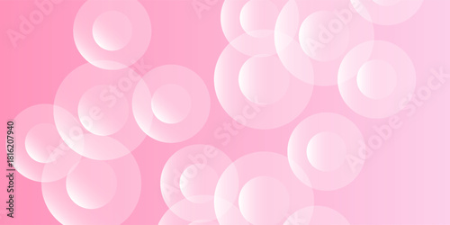 pink and yellow gradations circle effect style geometric abstract background art nice modern simple