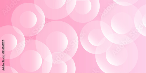 pink and yellow gradations circle effect style geometric abstract background art nice modern