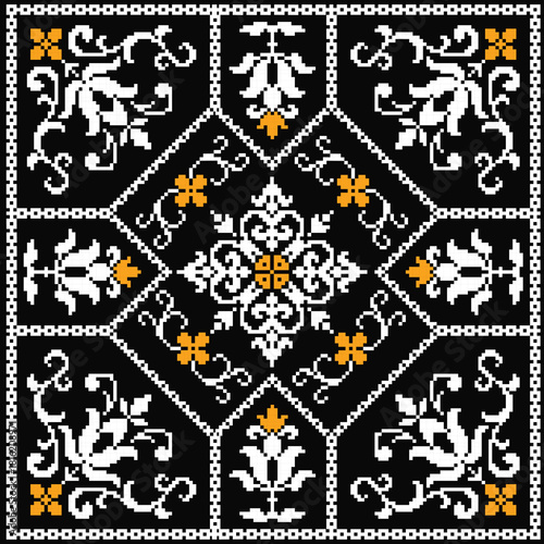 Various geometric patterns designed for backgrounds, decorations, fabrics, pillowcases, clothing.