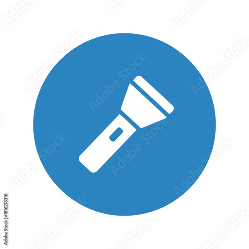 Flashlight icon vector symbol for web ui mobile app design and emergency services Vector, illustration
