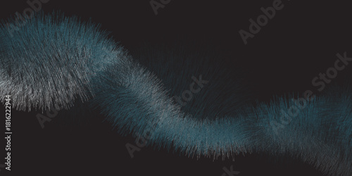 A diverse collection of abstract digital backgrounds featuring dynamic patterns on a dark backdrop, including a glowing rainbow-gradient ribbon forming a loop, clusters of fine radiating orange-red li