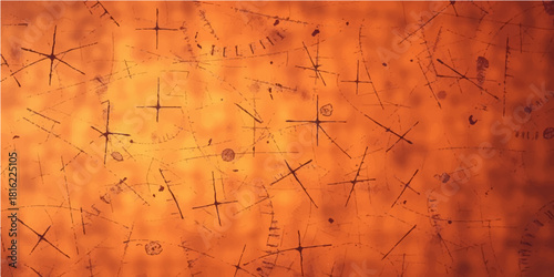 Vintage grunge wood and paper texture pattern background for architectural blueprint design illustration