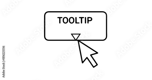 Blue 3D online web chat message icon sign with a computer cursor arrow clicking the communication button on a white background