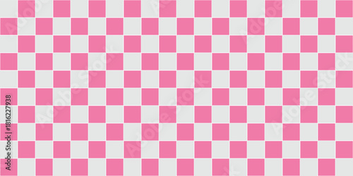 Vector Chess Board or Checker Board icon. grid with geometric square shape, race or rally flag and mosaic floor tile.