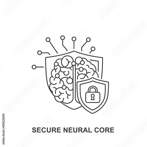 Secured Neural Core Protecting Artificial Intelligence with Lock and Shield