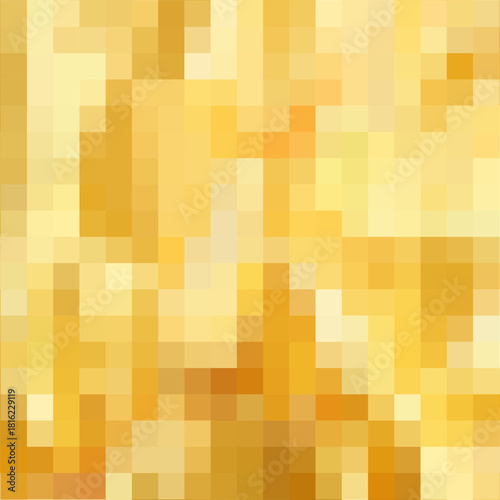 Abstract vector geometric background. template for presentation, advertising, banner, cover and more. Gold pixels. eps 10