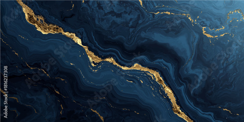 Abstract blue ocean texture resembling paint strokes of a map of the world