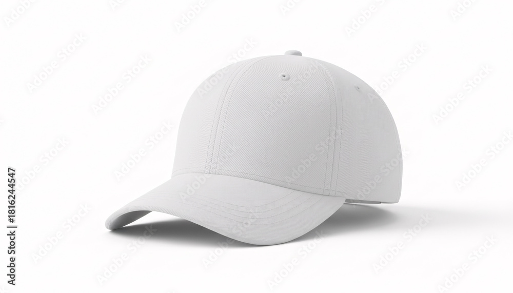 Fototapeta premium blank sport cap mockup with white background