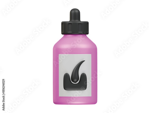 hair serum icon 3d illustration render
