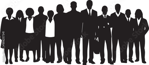 Diverse group silhouette of people standing together celebrating human rights day unity and equality