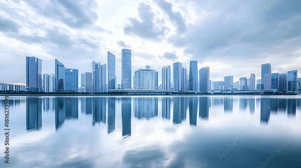 Fototapeta premium modern city skyline