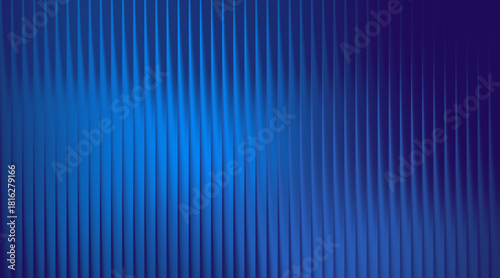Illustration of vibrant blue corrugated plastic sheet background with vertical lines, offering a textured surface for various design and advertising purposes