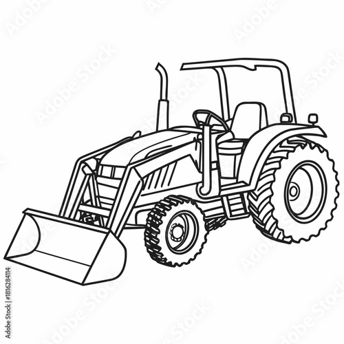 Modern Compact Tractor