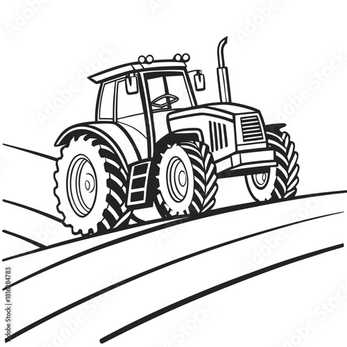 Tractor Front View