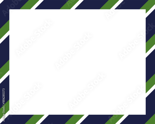 Candy cane christmas frame with blank space. Christmas border. Merry Christmas Candy cane frame card elements decoration. New Year picture frame ribbon. Xmas striped border. Banner or christmas card.