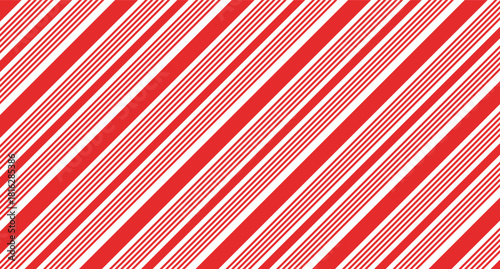 Candy cane christmas frame with blank space. Christmas border. Merry Christmas Candy cane frame card elements decoration. New Year picture frame ribbon. Xmas striped border. Banner or christmas card.