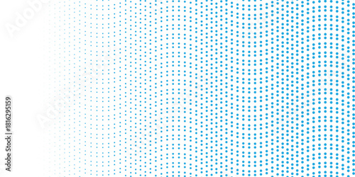 minimalist Transparent Vector Gradient Blue Color Halftone Background Staggered Dots Pattern modern dotted. blue dot vector art