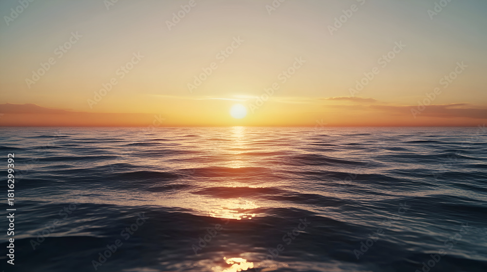 Obraz premium sunset over the sea