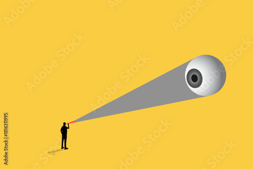 Personal privacy and data  issues. concept of theft, surveillance, security