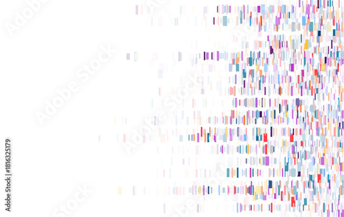 Dna test infographic. Genome sequence map.