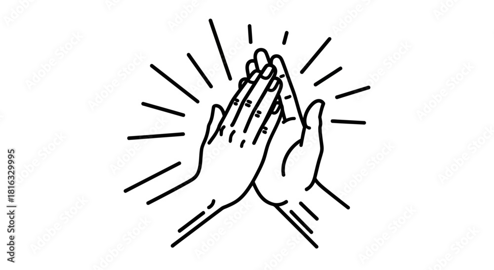 Obraz premium hands holding hands