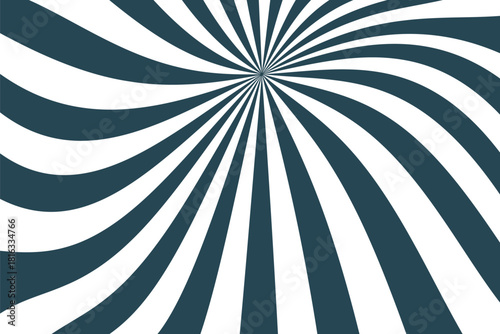 Retro groovy starburst background with swirling rays and vintage 70s color palette. Vector design features psychedelic sunburst pattern for disco posters, party graphics, and nostalgic wallpaper.