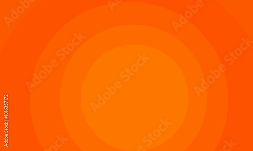 Bright vector background with concentric circles in yellow to orange gradient, radiating from the center like a sunburst for a warm, energetic, and eye-catching effect.