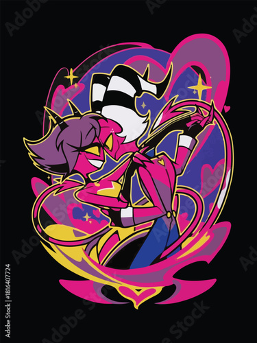 Helluva boss t shirt design 