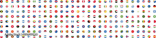 3D Flags Icon Set – Country, National, International