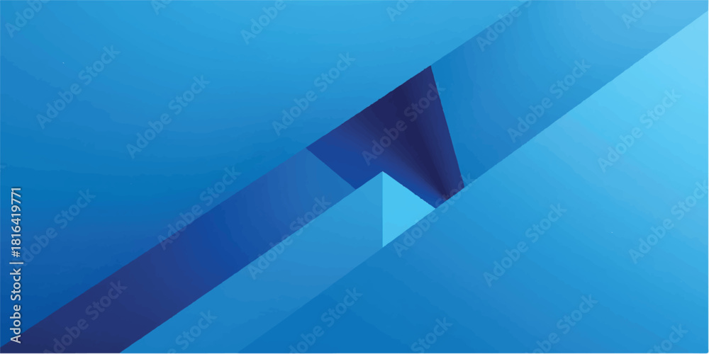 Obraz premium Abstract blue background featuring dynamic lines and sleek geometric shapes for modern design concepts