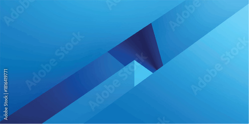 Abstract blue background featuring dynamic lines and sleek geometric shapes for modern design concepts